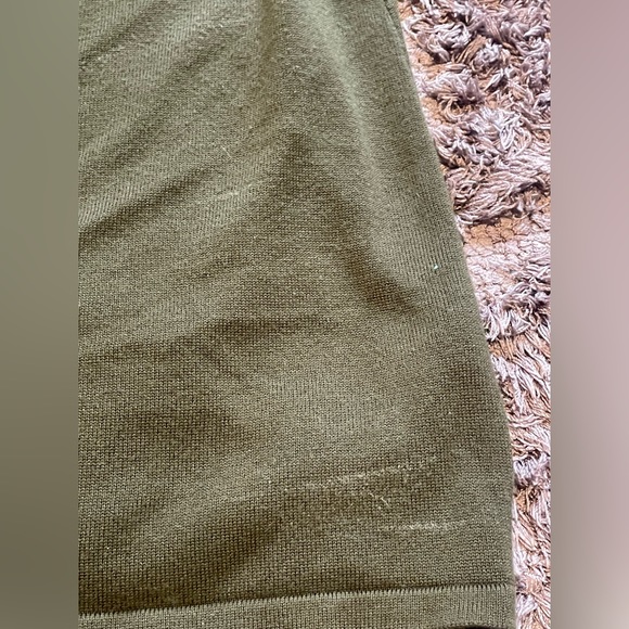 Calvin Klein Olive Green Turtleneck Sweater Dress in Women’s Large - Picture 8 of 9